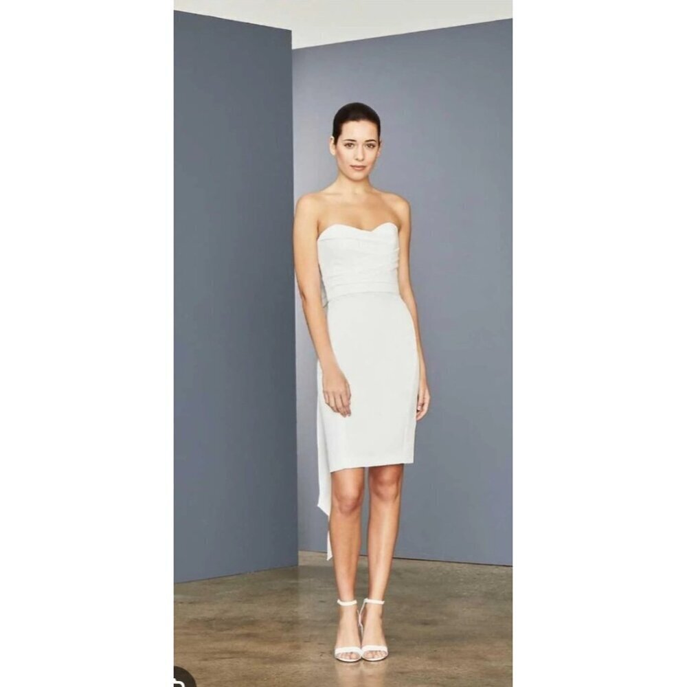 AMSALE strapless bridal dress Sz 12 $400